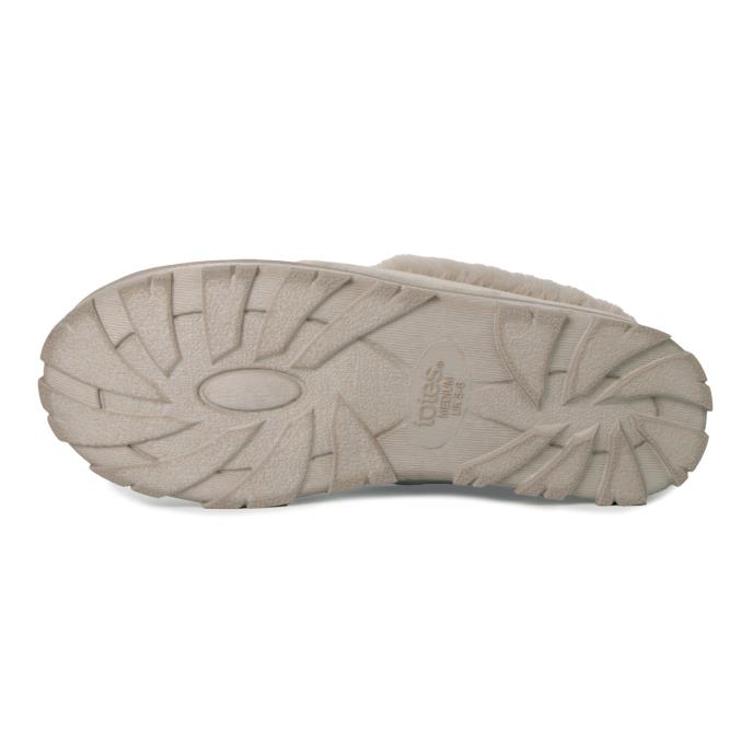totes toasties® Ladies Microsuede Shoot Slippers Grey Extra Image 6